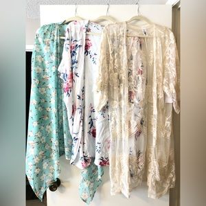 Set of 3 Kimonos!